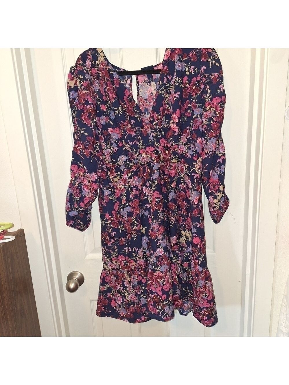 Scoop Floral Dress Navy Blue Size 20 XXL